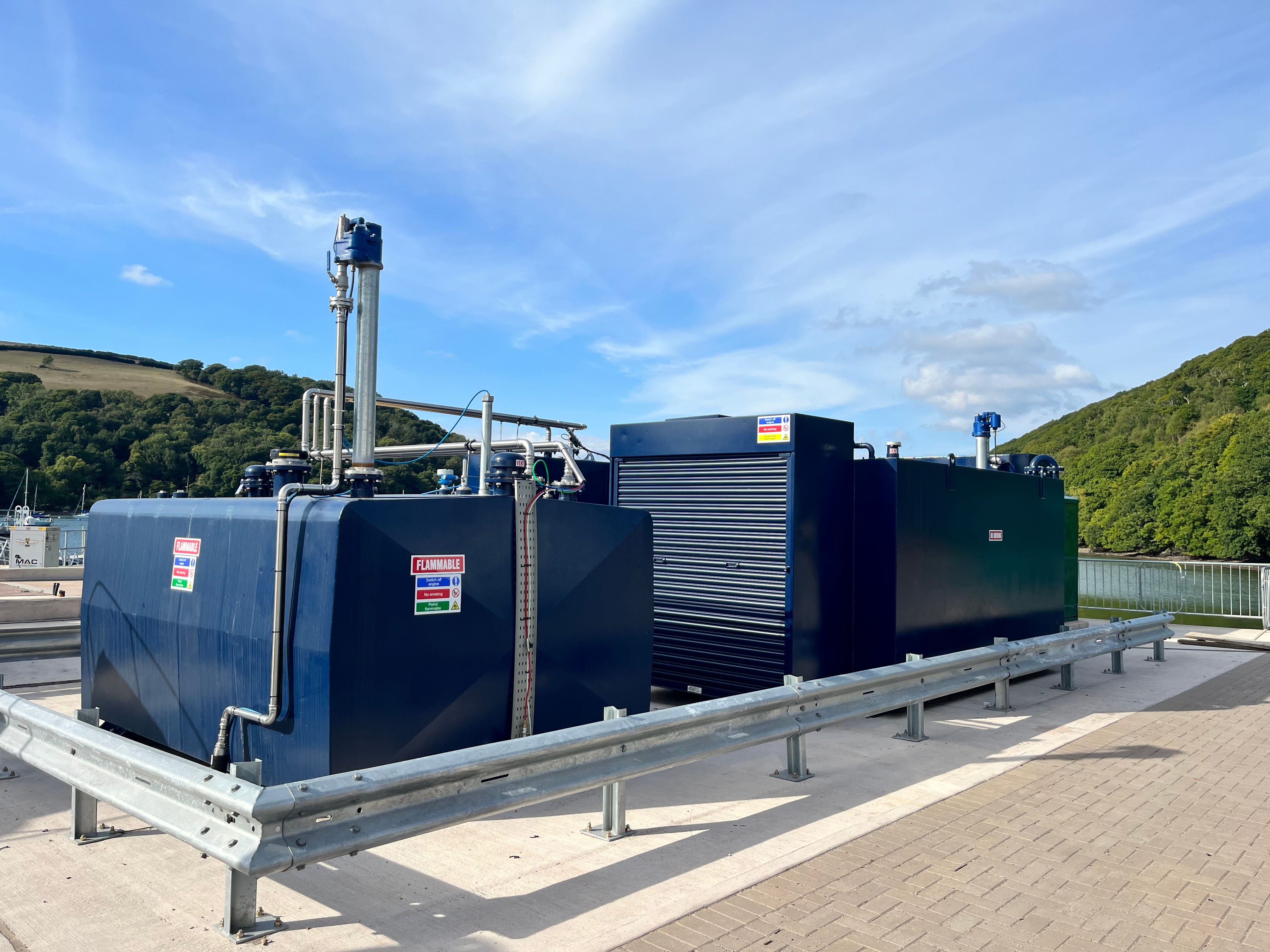 Supervault MHRD rectangular Marina fuelling application